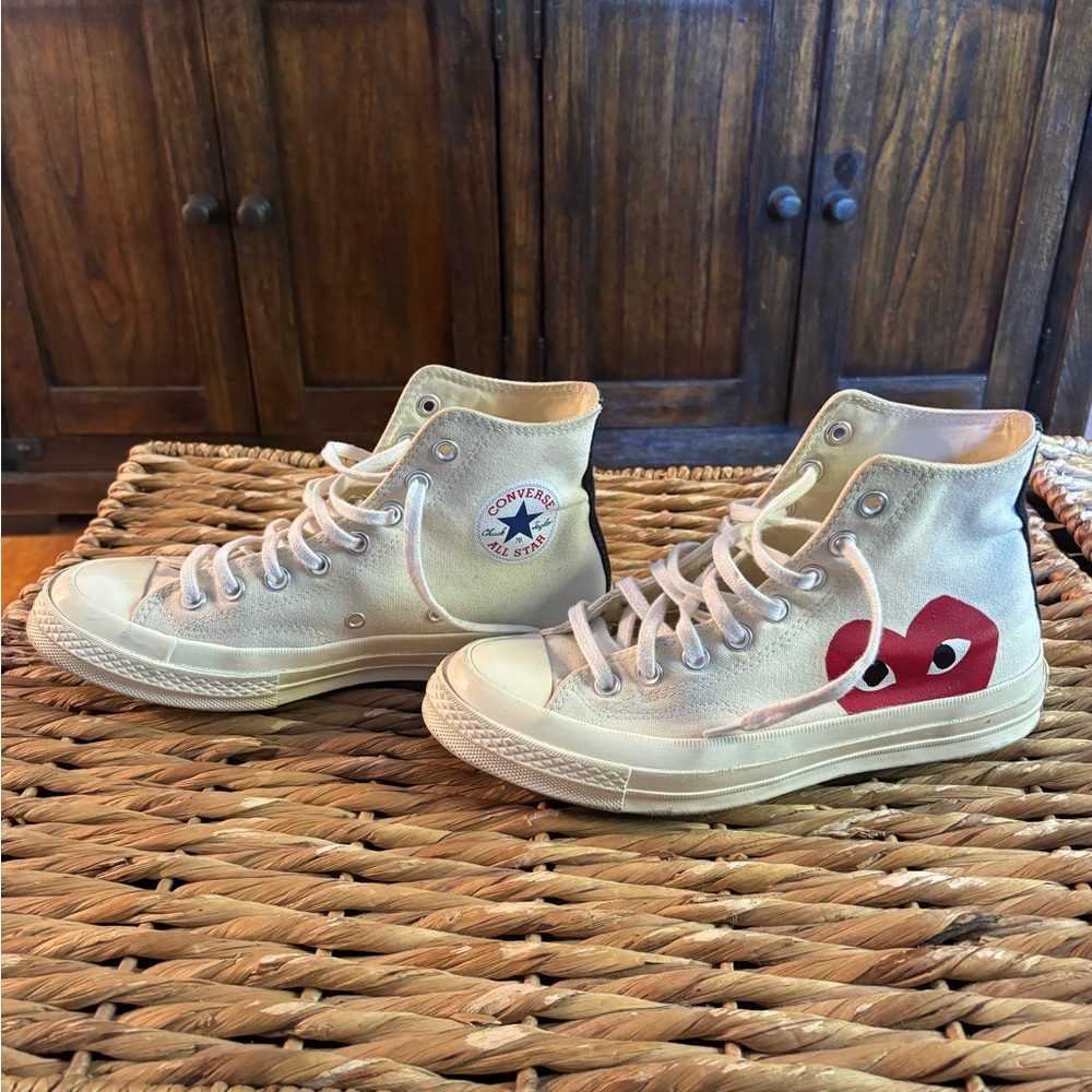 Converse (Comme des garçons), tan, size women’s 9